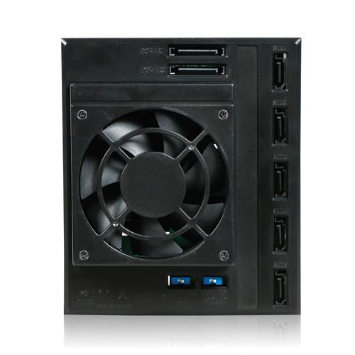 iStarUSA 3x 5.25" to 5x 3.5" Trayless SAS SATA 6.0 Gb s Hot-Swap Cage