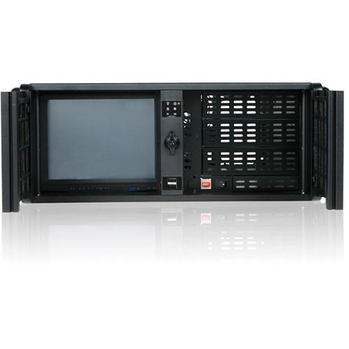 iStarUSA 4U Compact Stylish Rackmount Chassis with 8" Touch Screen LCD