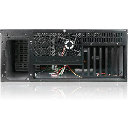 iStarUSA 4U Compact Stylish Rackmount Chassis with 8" Touch Screen LCD