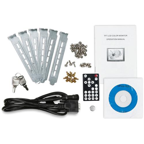 iStarUSA 4U Compact Stylish Rackmount Chassis with 8" Touch Screen LCD