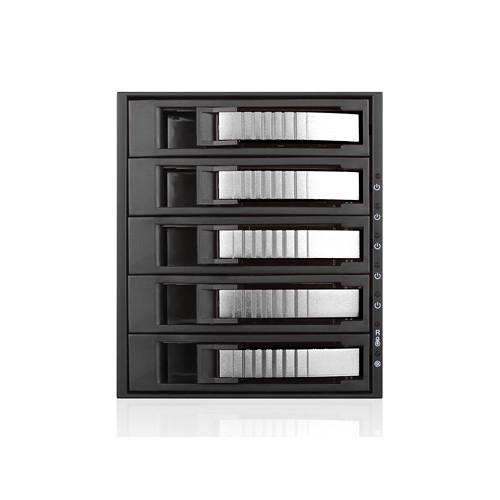 iStarUSA BPU-350SATA 3 x 5.25" to 5 x 3.5" Bay SAS SATA 6.0 Gb s Hot-Swap Cage