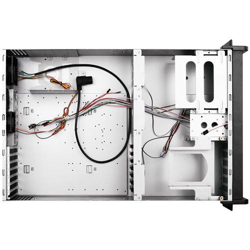 iStarUSA D-300L-PFS 3U High Performance Rackmount Chassis Front-Mounted ATX Power Supply