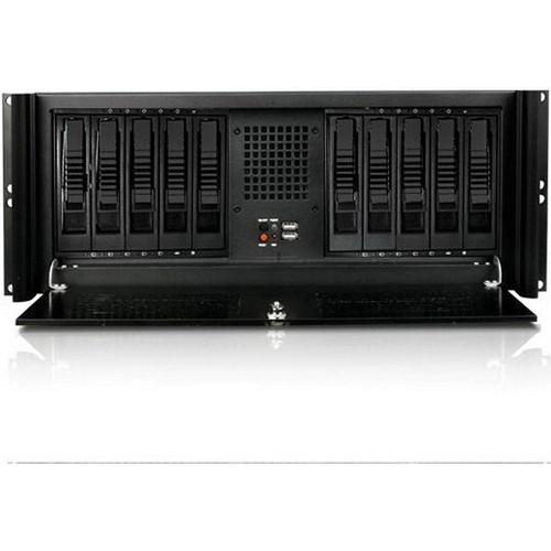iStarUSA D-416-B10SA 4U Compact Stylish Rackmount Chassis for 10 x 3.5" Hotswap Drives PS2 PSU