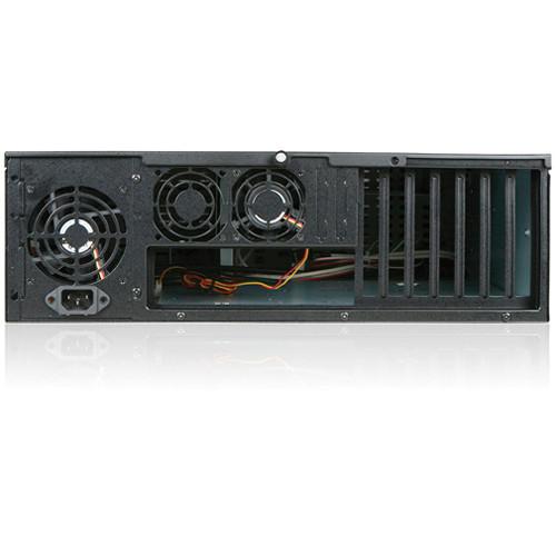 iStarUSA D Storm Series 3U Compact Stylish Rackmount Chassis with Front-Mounted ATX Power Supply