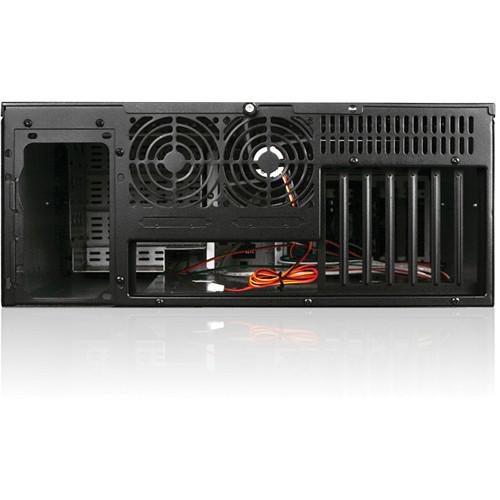 iStarUSA D Storm Series D-400SEA-BK 4U Compact Stylish Rack Mountable Chassis with Black Bezel