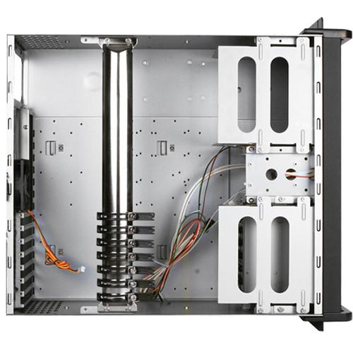 iStarUSA D Storm Series D-400SEA-BK 4U Compact Stylish Rack Mountable Chassis with Black Bezel