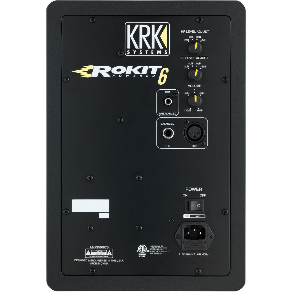 KRK ROKIT 6 G3 - 73W 6" Two-Way Active Studio Monitor
