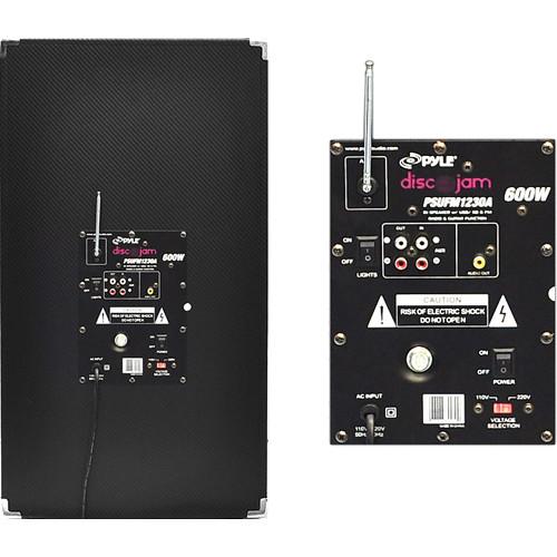 Pyle Pro PSUFM1230A 12" 2-Way 1000 Watt Powered Disco Jam Speaker