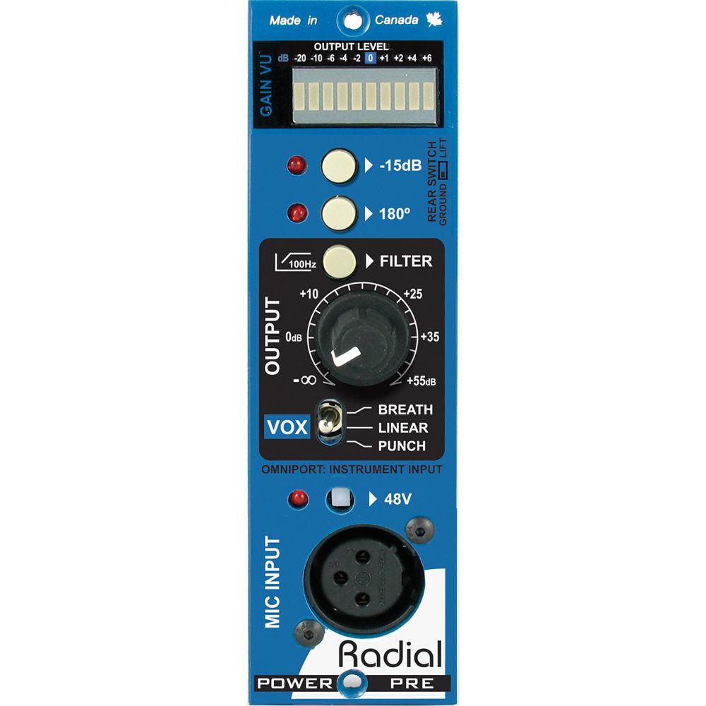 Radial Engineering PowerPre Microphone Preamplifier