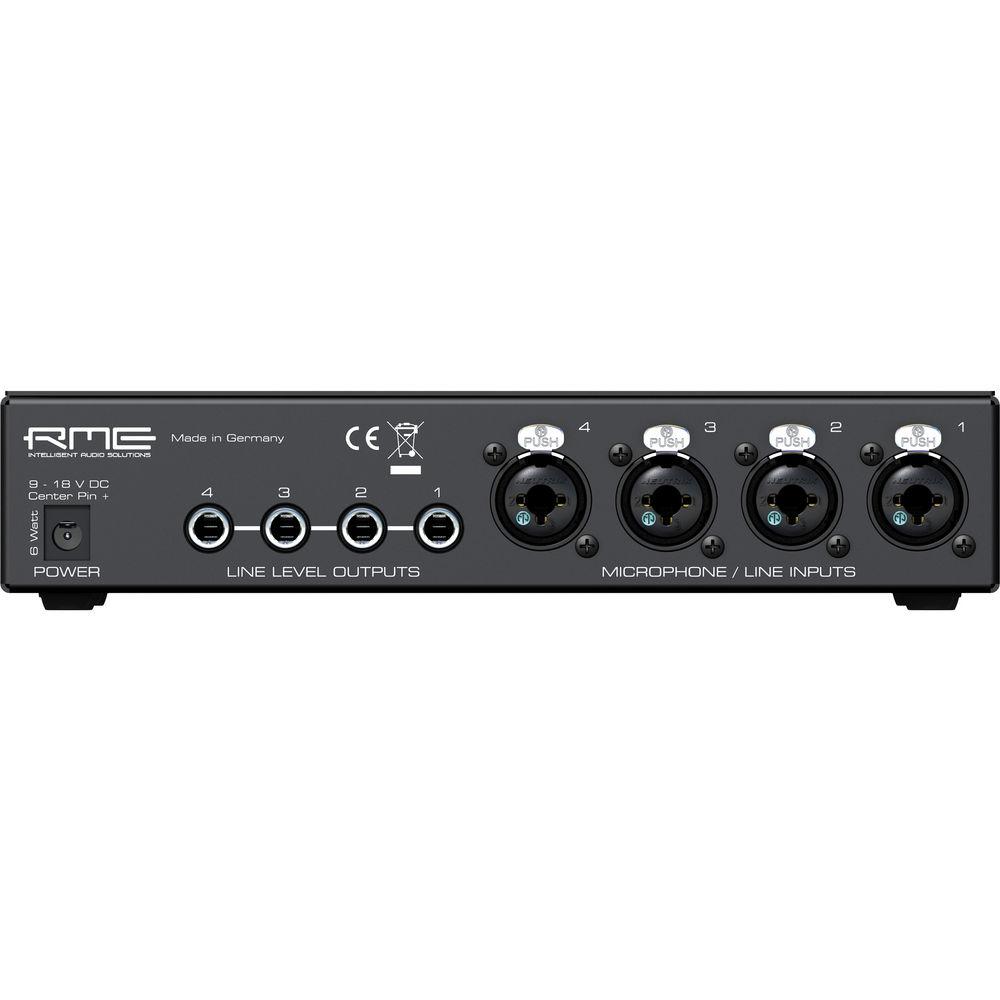 RME QuadMic II 4-Channel Microphone Preamp