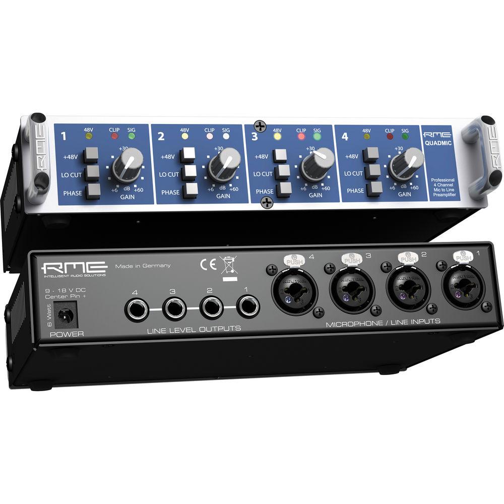 RME QuadMic II 4-Channel Microphone Preamp