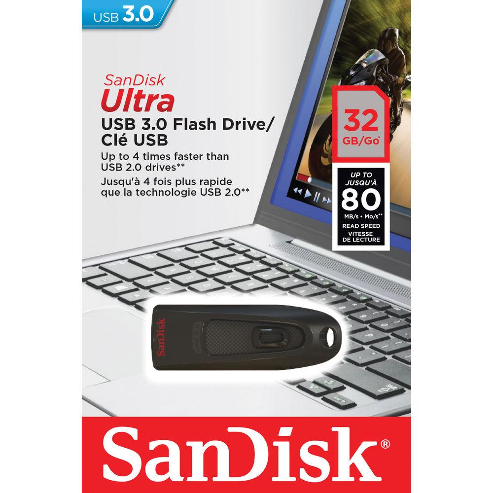 SanDisk 32GB Ultra USB 3.0 Flash Drive