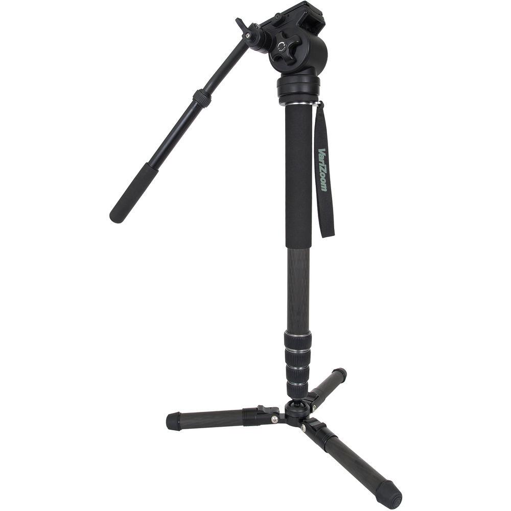 VariZoom ChickenFoot Carbon Fiber Monopod with Fluid Head