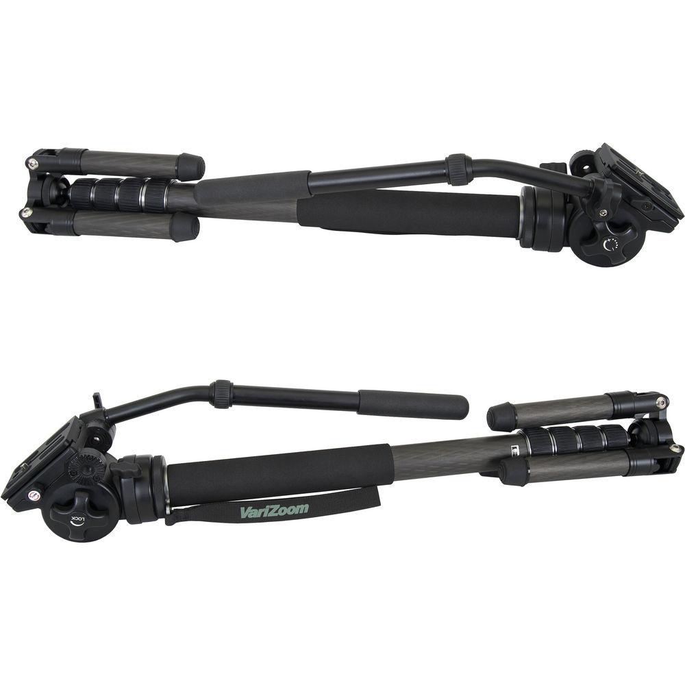 VariZoom ChickenFoot Carbon Fiber Monopod with Fluid Head