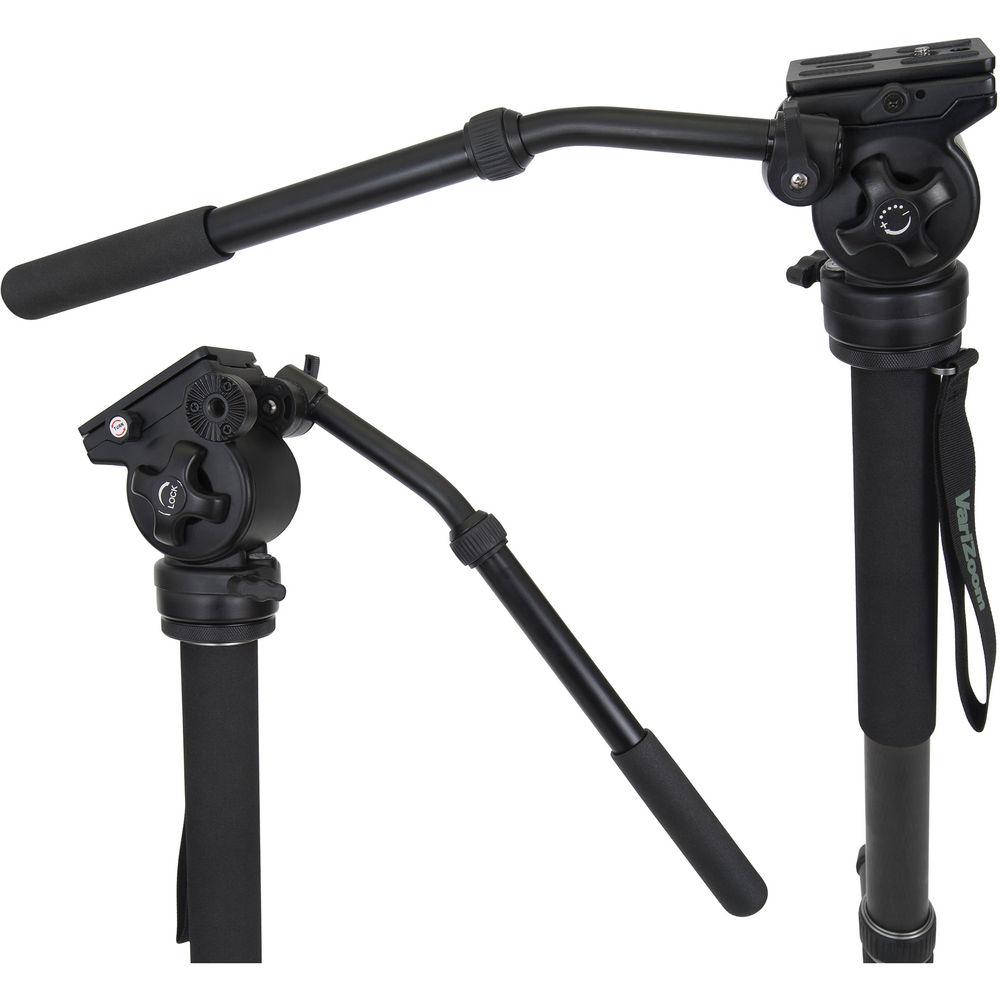 VariZoom ChickenFoot Carbon Fiber Monopod with Fluid Head