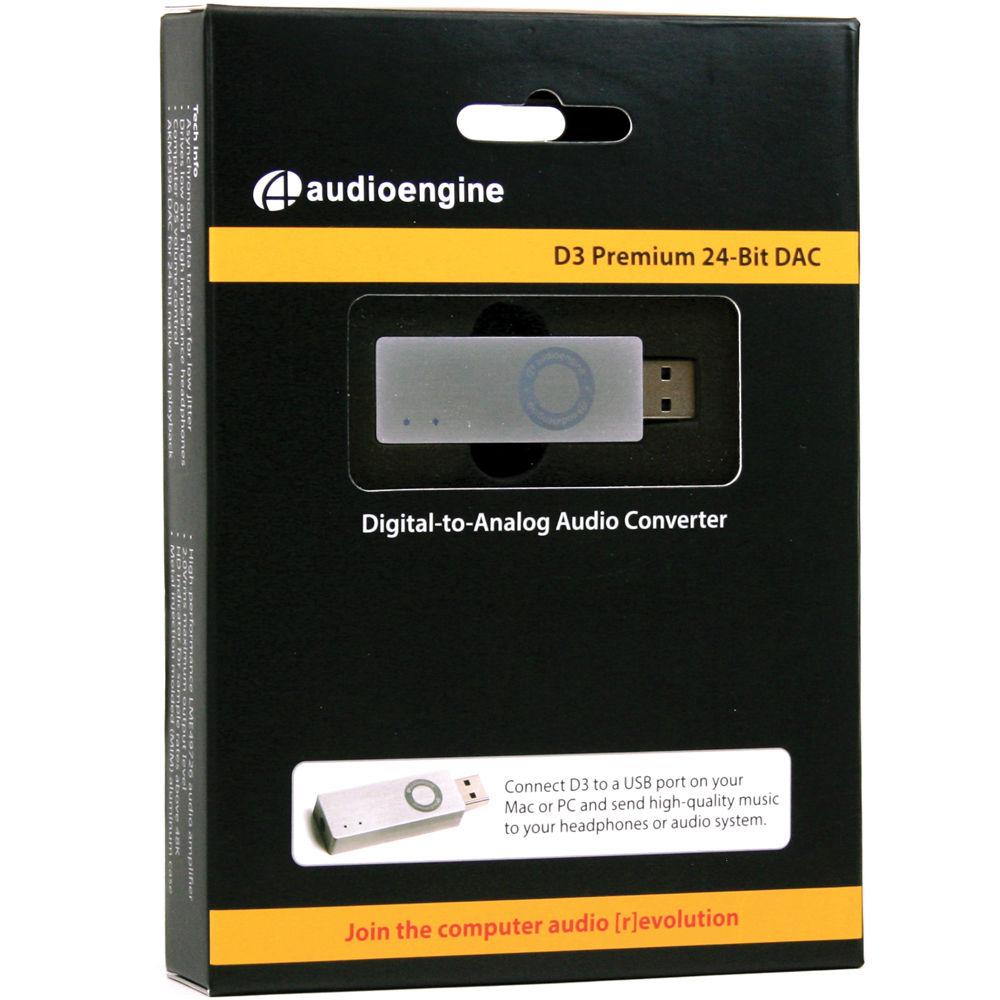 Audioengine D3 24-Bit USB Digital to Analog Converter