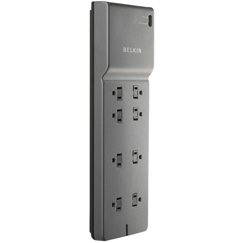 Belkin 8-Outlet Home and Office Surge Protector with Telephone Protection