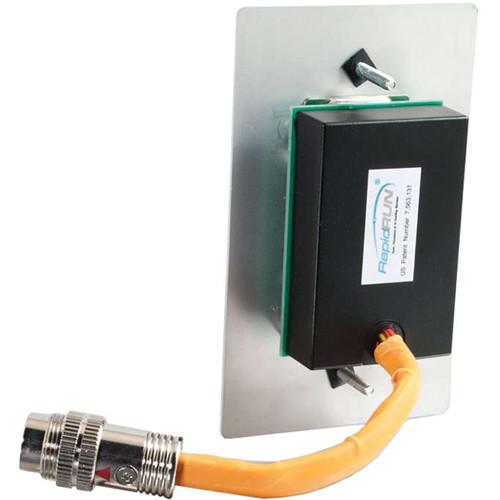 C2G RapidRun HD15 3.5mm 3RCA Multi-Format Single Gang Audio Video Wall Plate