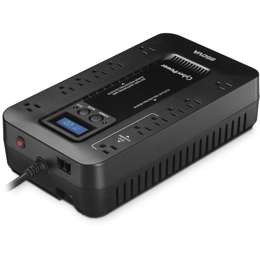 CyberPower EC850LCD Ecologic Series Uninterruptible Power Supply