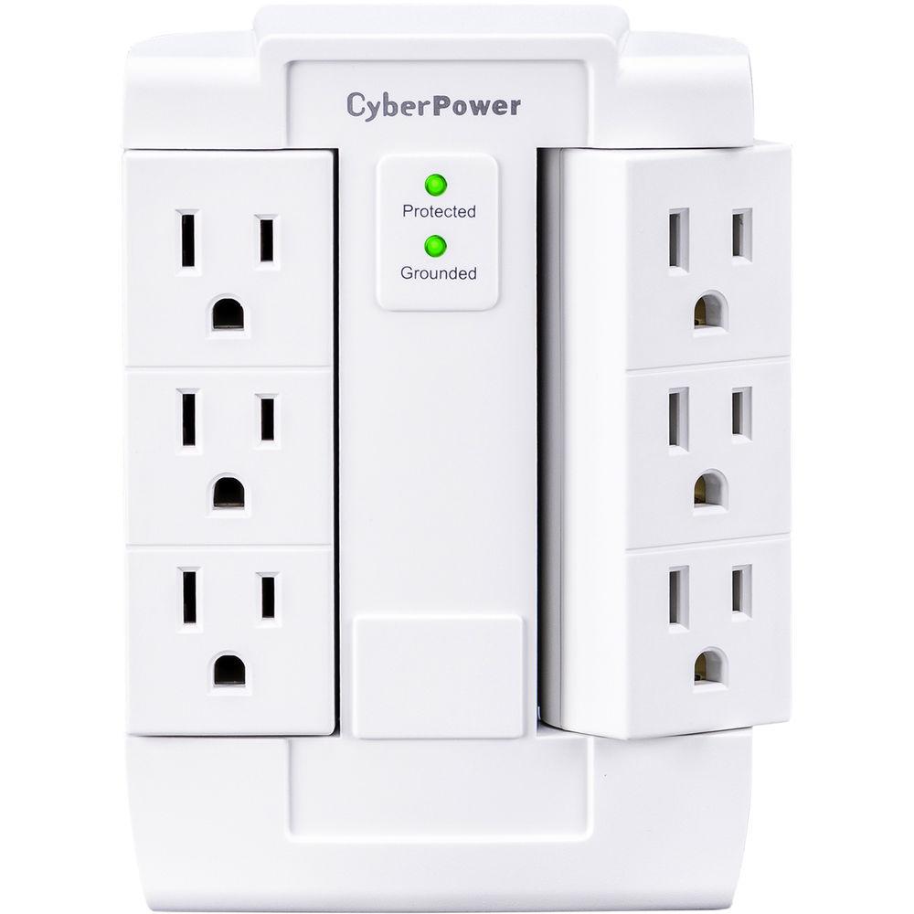 CyberPower Essential Series 6-Outlet Home and Office Surge Protector