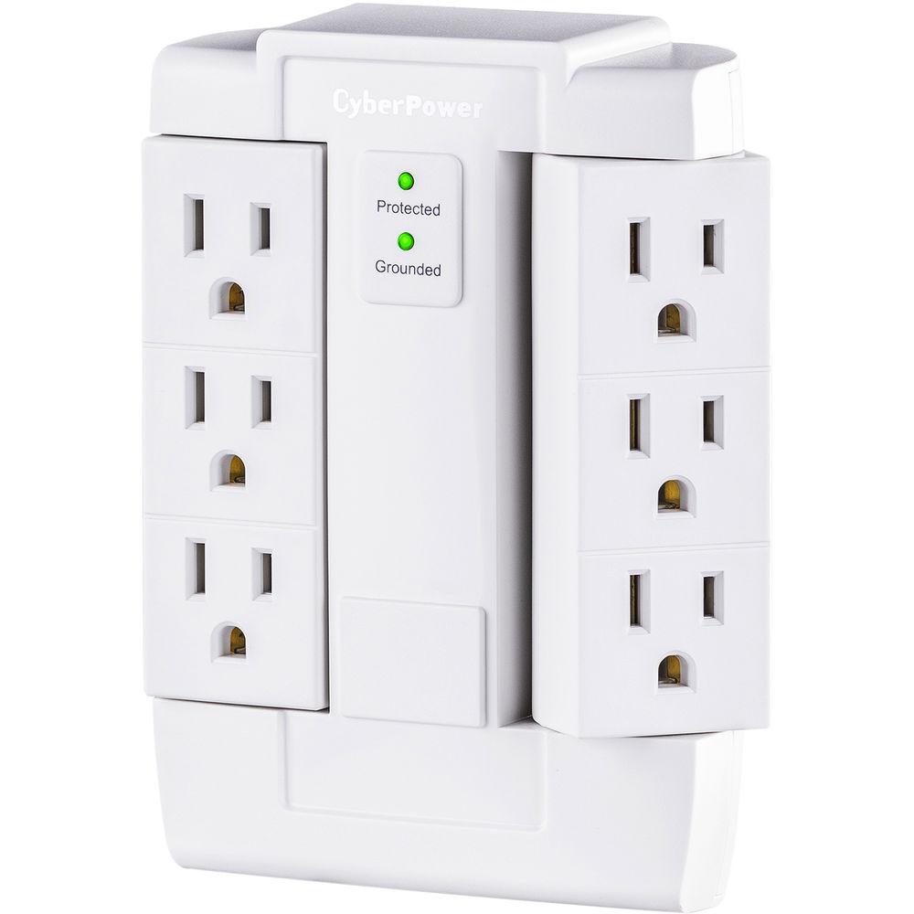 CyberPower Essential Series 6-Outlet Home and Office Surge Protector
