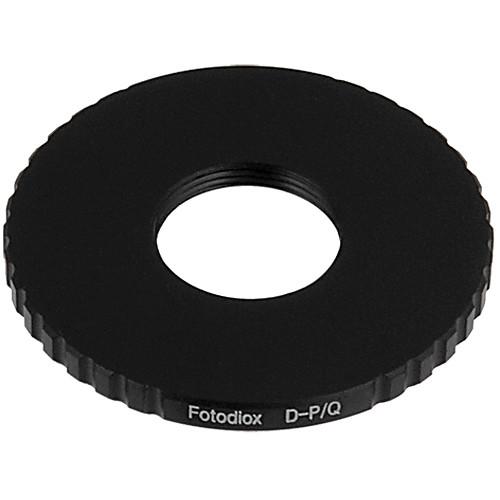 FotodioX Adapter for D-Mount 8MM Movie CCTV Lenses to Pentax Q Mount Mirrorless Cameras