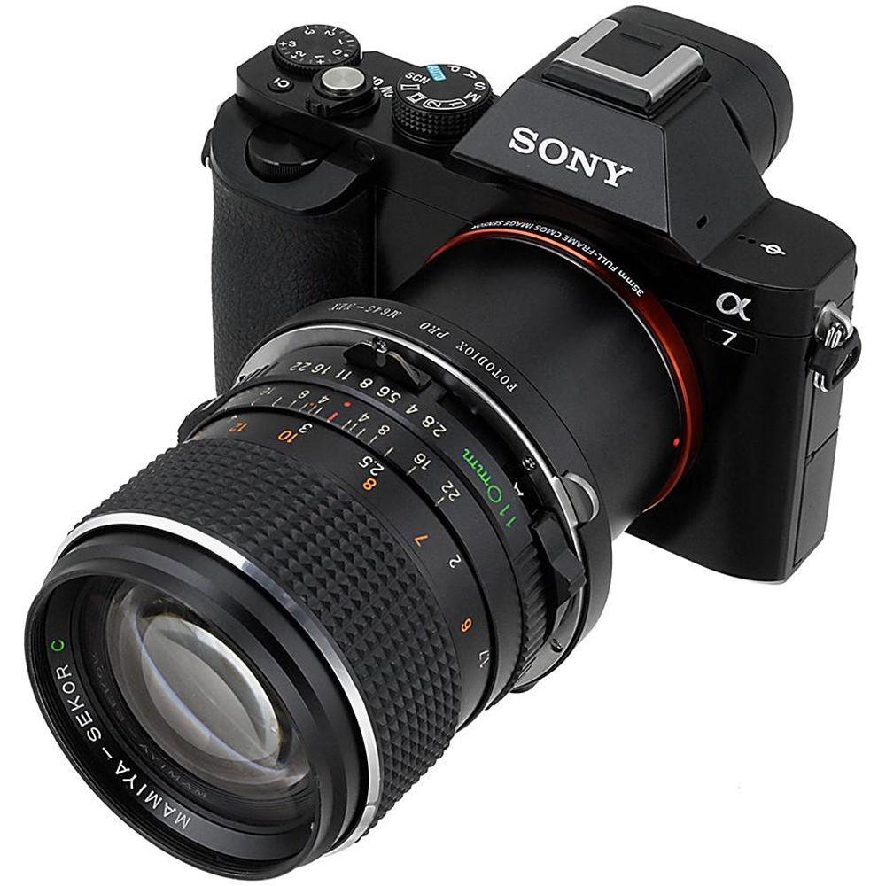 FotodioX Adapter for Mamiya 645 Lens to Sony NEX Mount Camera