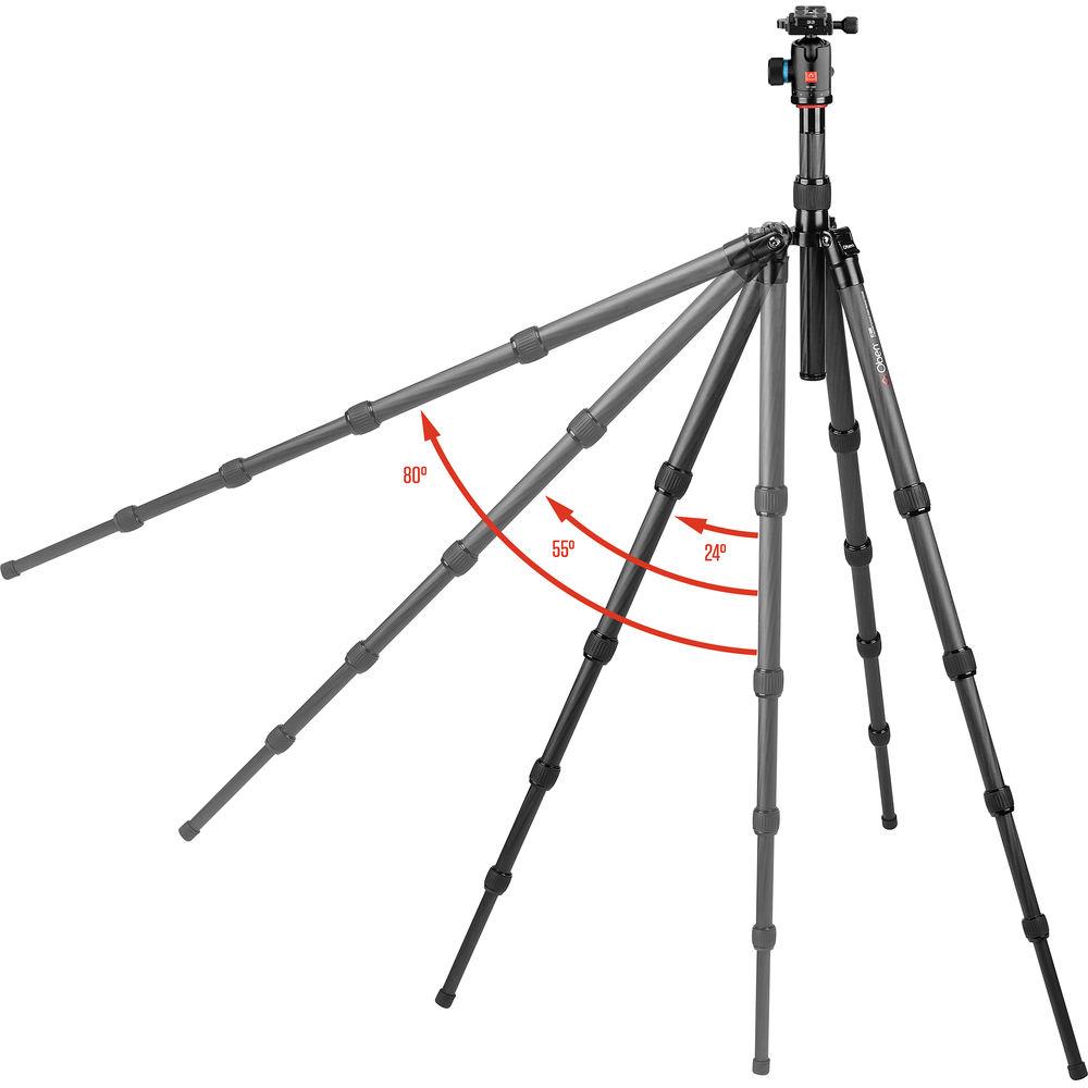 Oben CT-3551 Carbon Fiber Travel Tripod with BE-113T Ball Head