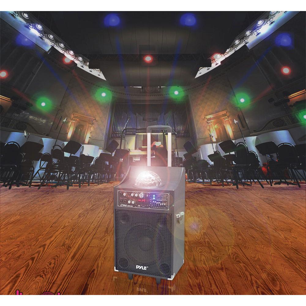 Pyle Pro PSUFM1049A 10" 2-Way 600 Watt Powered Disco Jam Speaker