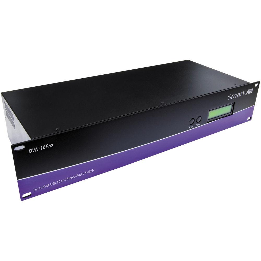 Smart-AVI DVNET-16PRO-S Cross Platform DVI-D KVM Switch