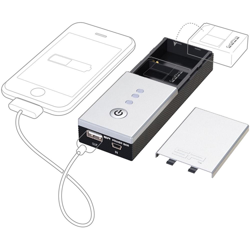 SP-Gadgets Power Bar Duo GoPro HERO Charging Station