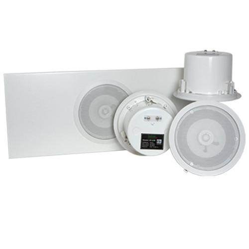 TeachLogic IRF-3655 Forum Wireless Classroom Microphone System with 2 Sapphire Mics & 4 Ceiling-Mount Speakers