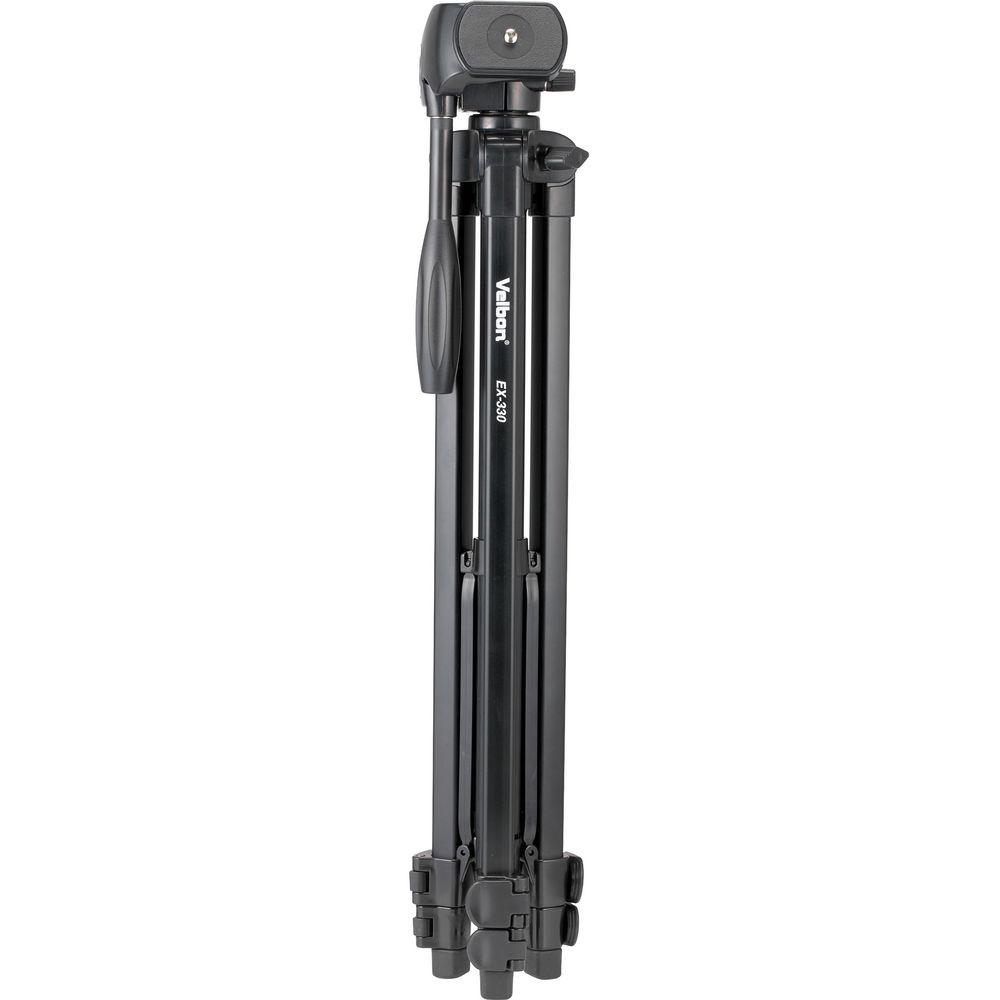 Velbon EX-330 Aluminum Tripod with 2-Way Pan Tilt Head