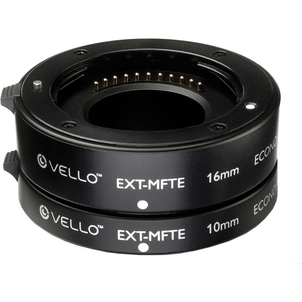 Vello Econo Auto Focus Extension Tube Set for Micro Four Thirds Mount