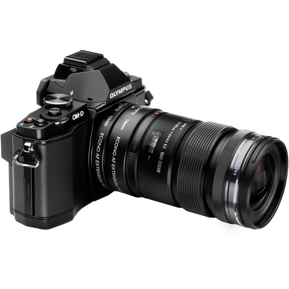 Vello Econo Auto Focus Extension Tube Set for Micro Four Thirds Mount