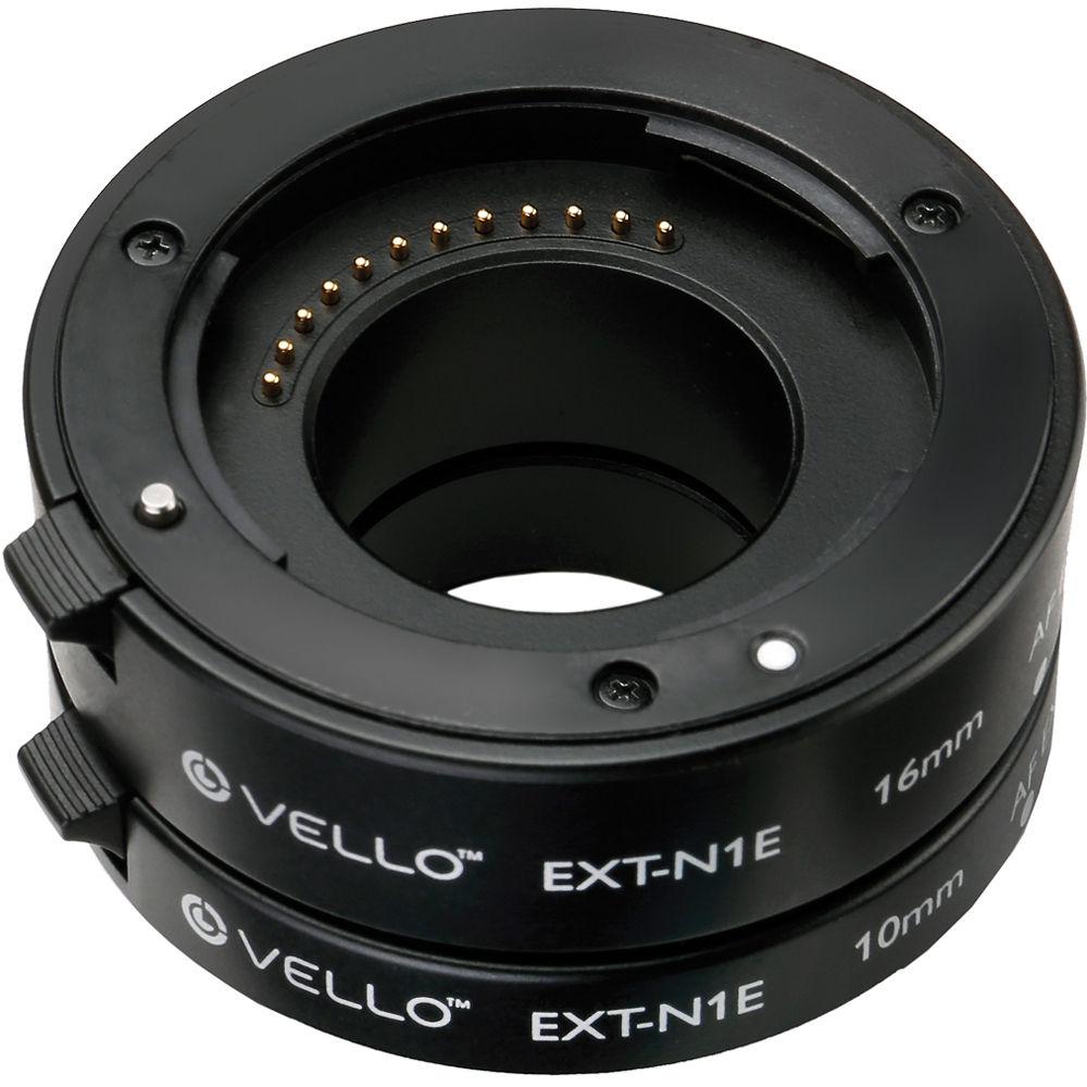 Vello Econo Auto Focus Extension Tube Set for Nikon 1 Mount