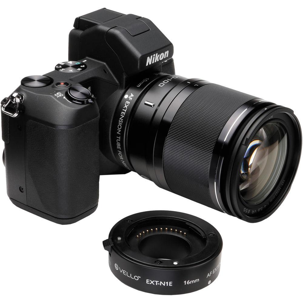 Vello Econo Auto Focus Extension Tube Set for Nikon 1 Mount