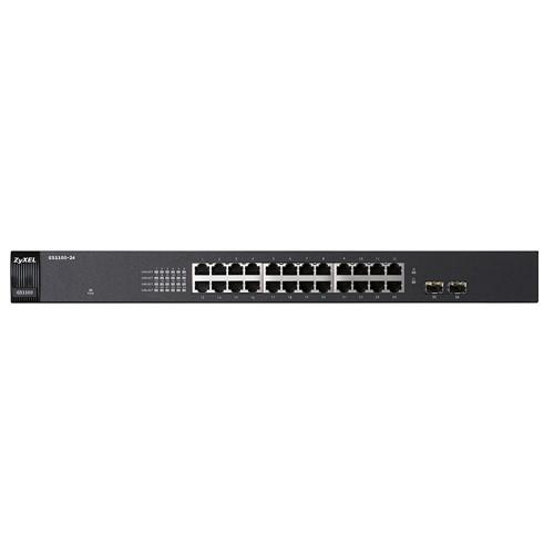ZyXEL GS1100 24-Port Gigabit Rackmountable Unmanaged Switch