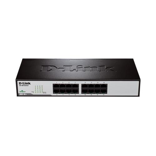 D-Link DSS-16 16-Port 10 100 Unmanaged Desktop Rackmount Switch
