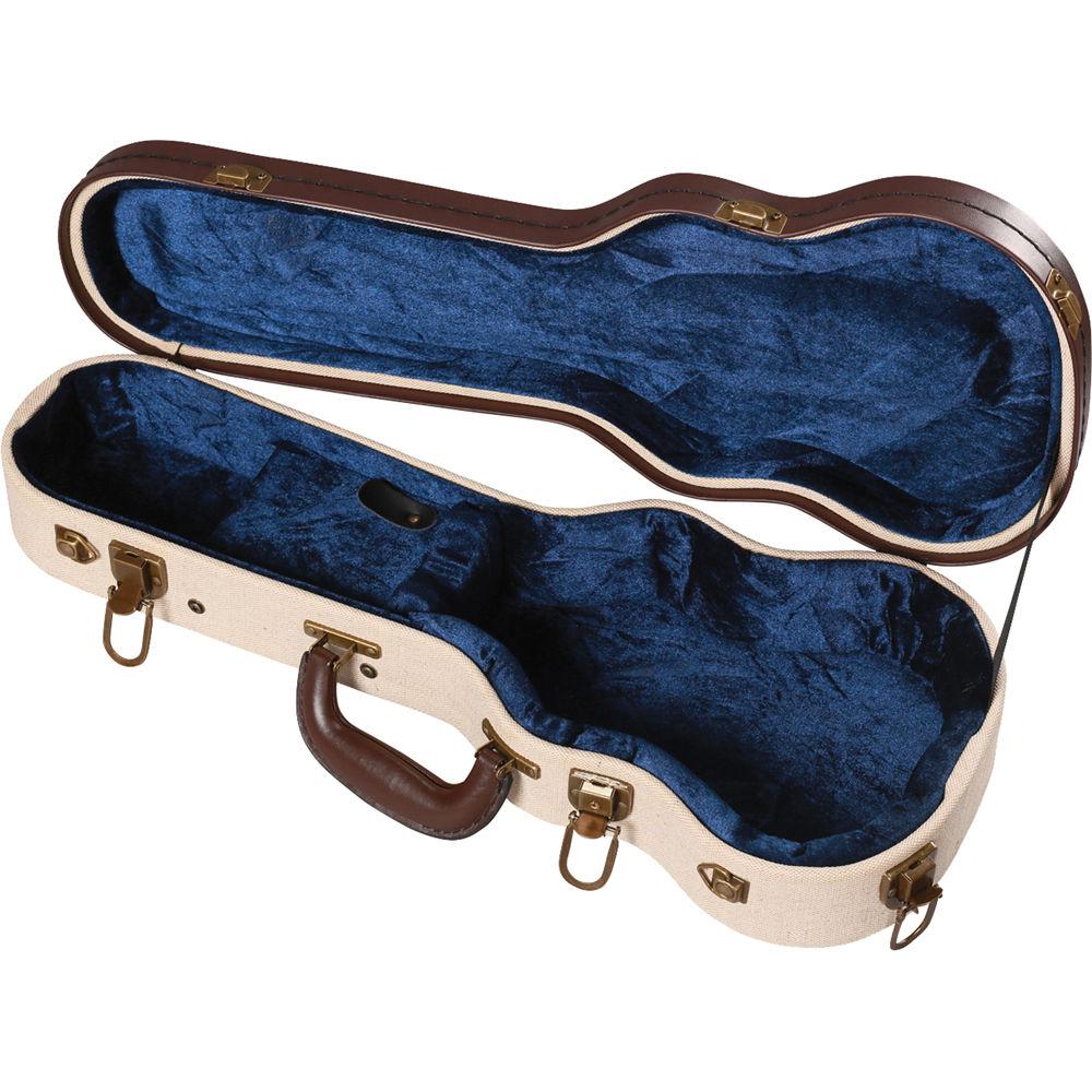 Gator Cases Deluxe Wood Case for Soprano Style Ukulele
