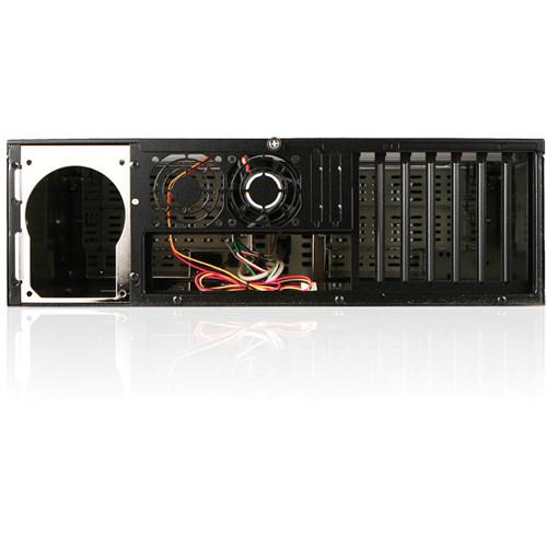 iStarUSA D-300AS 3U Compact Stylish Aluminum Rackmount Chassis with Black Bezel