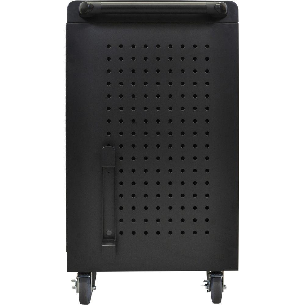 Luxor LLTM30-B 30 Tablet Chromebook Charging Rolling Cart