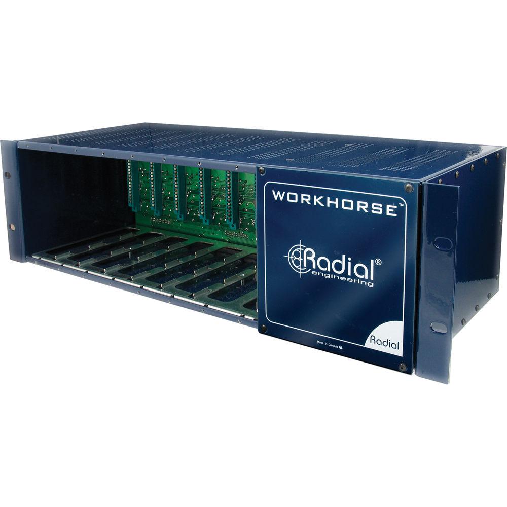 Radial Engineering 500 Series Workhorse 8-Module Rack with 8-Channel Mixer