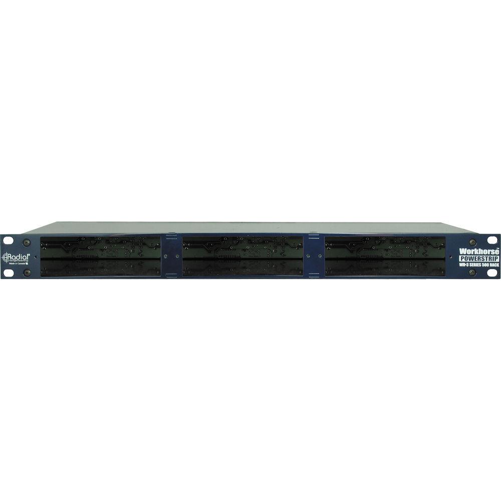Radial Engineering PowerStrip 500 Series 3-Slot Power Rack