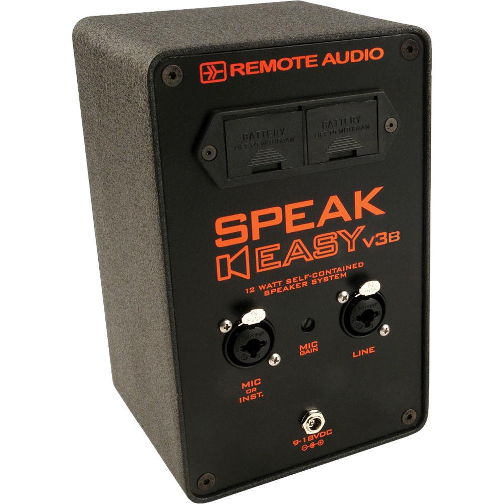Remote Audio Speakeasy v3b Self-Contained Speaker System
