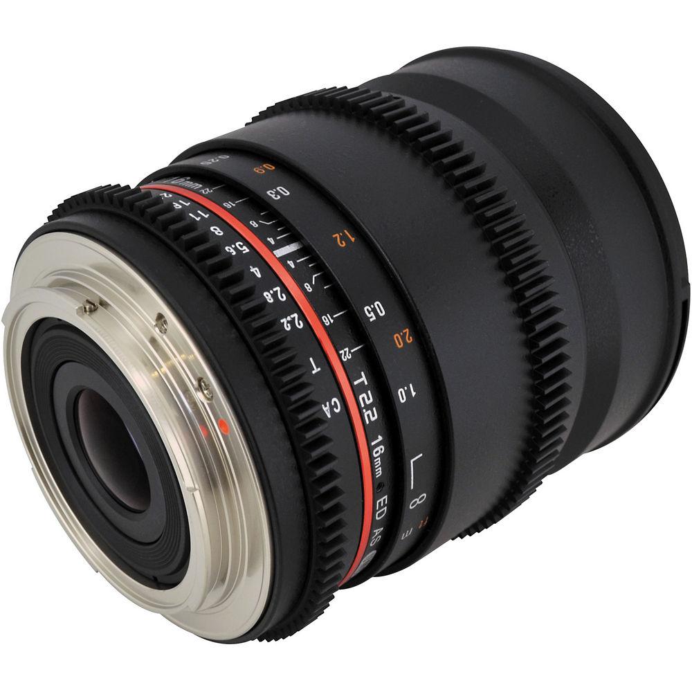 Rokinon 16mm T2.2 Cine Lens for Micro Four Thirds