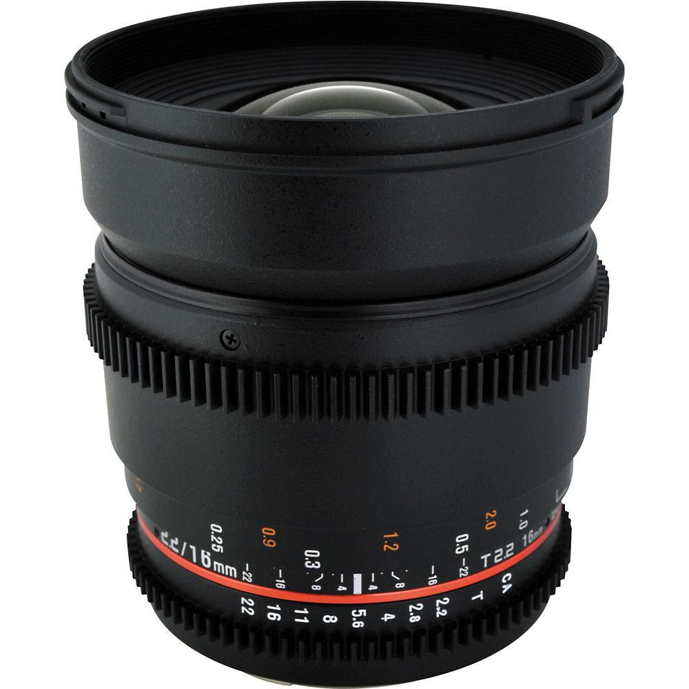 Rokinon 16mm T2.2 Cine Lens for Micro Four Thirds