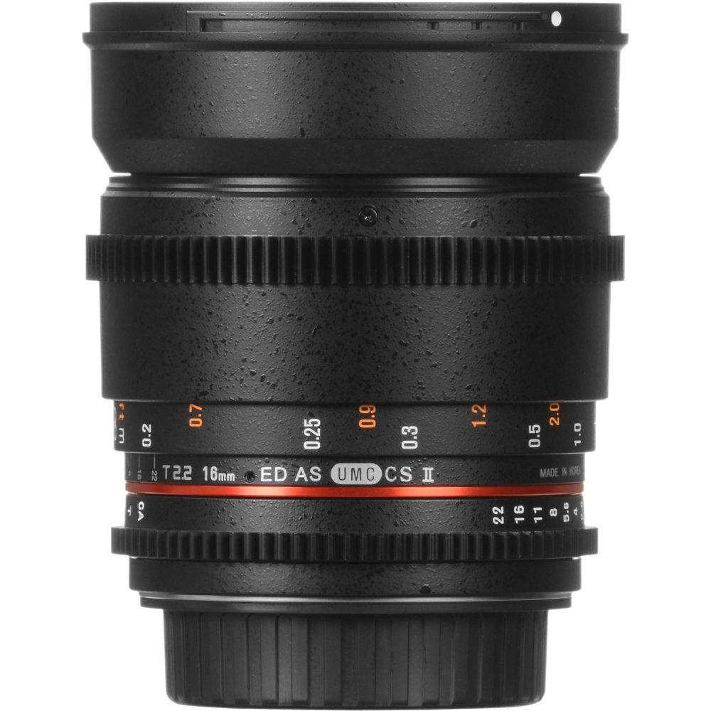 Rokinon 16mm T2.2 Cine Lens for Micro Four Thirds