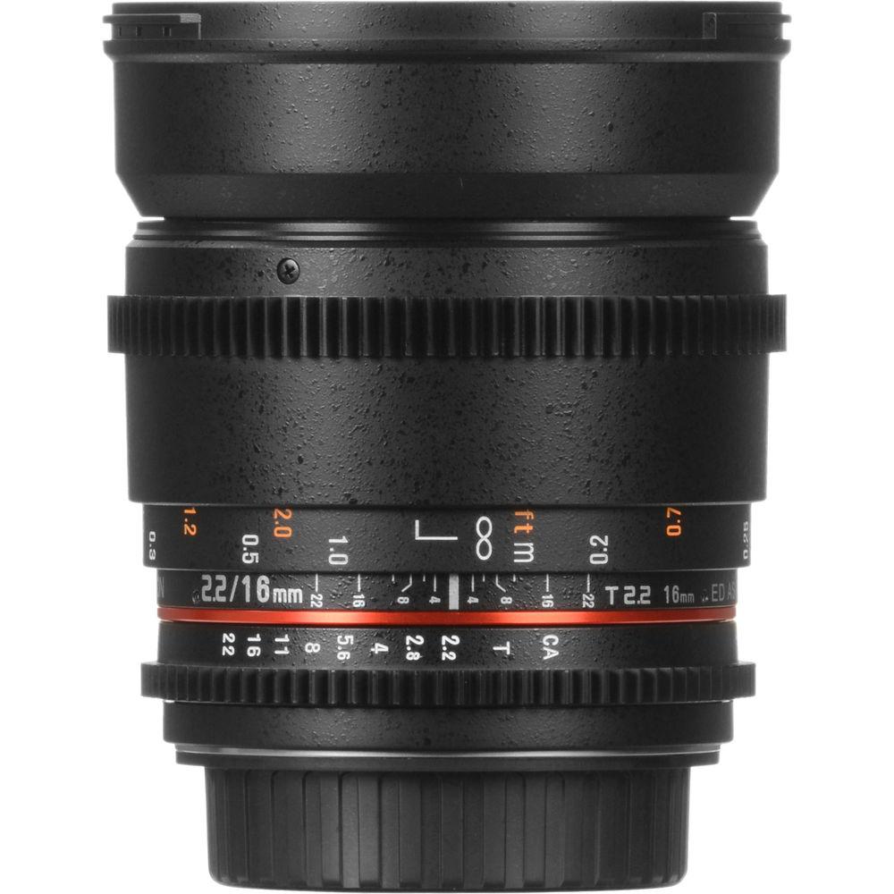 Rokinon 16mm T2.2 Cine Lens for Sony A