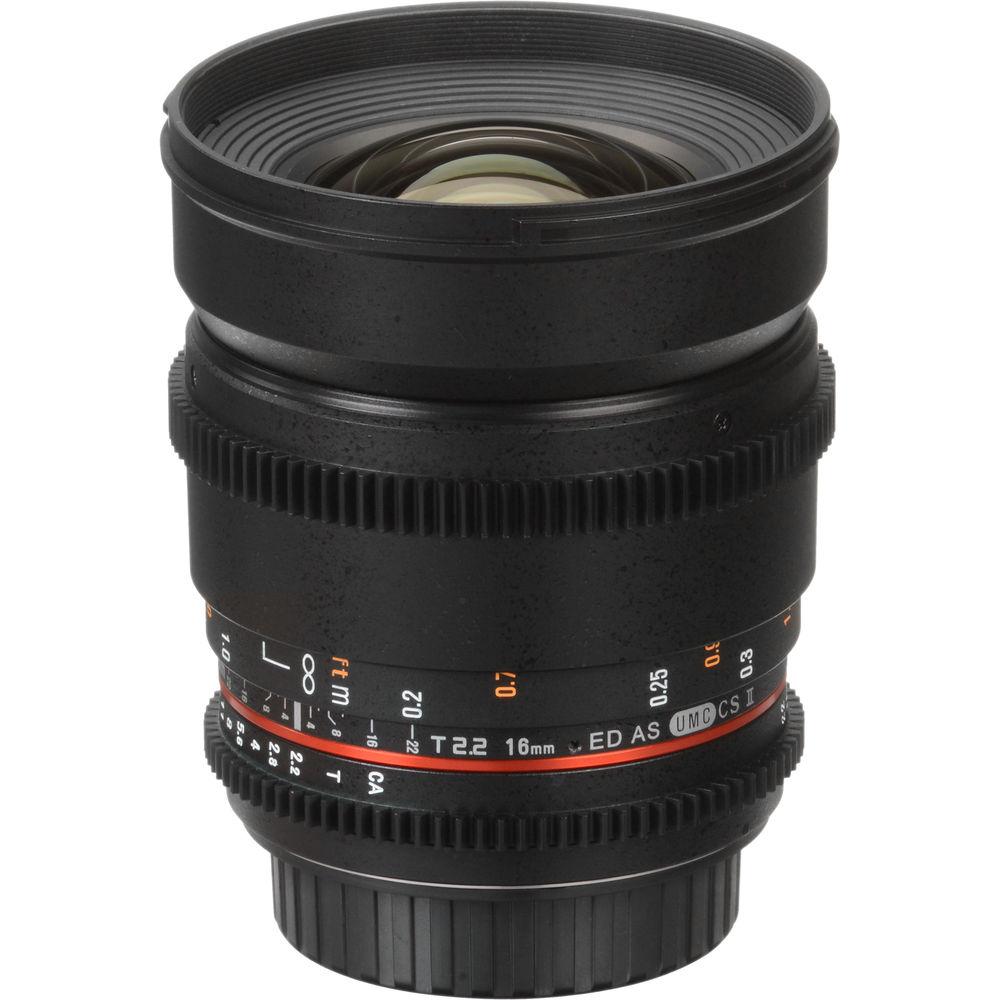 Rokinon 16mm T2.2 Cine Lens for Sony A
